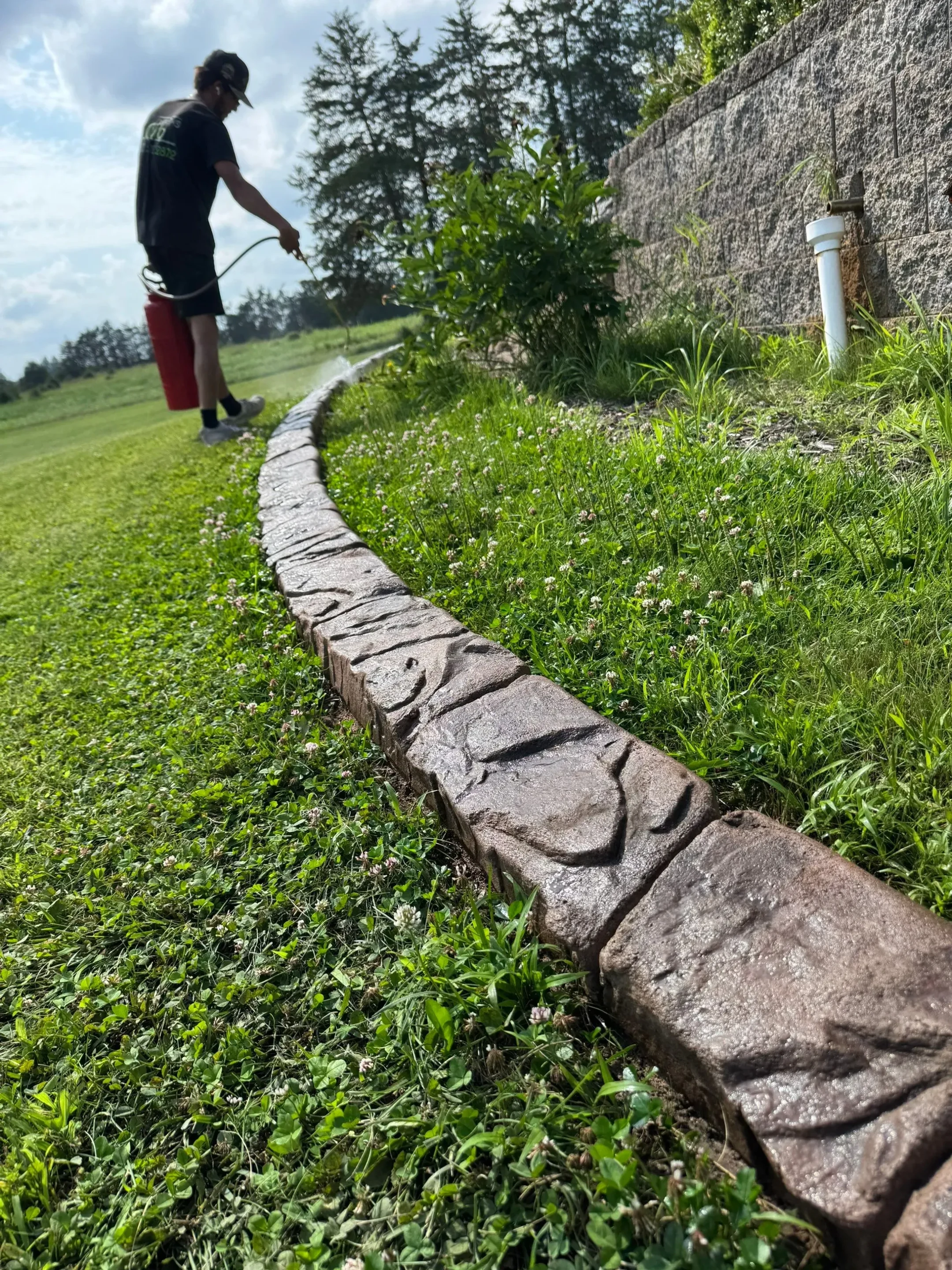 Landscape curbing equipment and materials Landscape curbing equipment and materials
